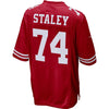 Image of Joe Staley San Francisco 49ers Player Game Jersey – Scarlet 2019