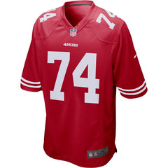 Joe Staley San Francisco 49ers Player Game Jersey – Scarlet 2019