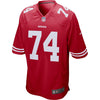 Image of Joe Staley San Francisco 49ers Player Game Jersey – Scarlet 2019