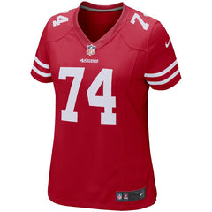 Joe Staley San Francisco 49ers Women's Game Jersey – Scarlet 2019