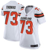 Image of Joe Thomas Cleveland Browns Women's Game Jersey - White 2019