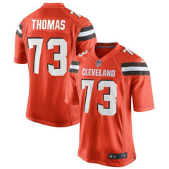 Joe Thomas Cleveland Browns Youth Alternate Game Jersey - Orange 2019