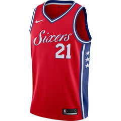Joel Embiid Philadelphia 76ers Swingman Jersey - Statement Edition – Red 2019