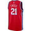Image of Joel Embiid Philadelphia 76ers Swingman Jersey - Statement Edition – Red 2019