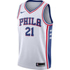 Image of Joel Embiid Philadelphia 76ers Swingman Jersey White - Association Edition 2019
