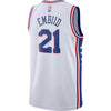Image of Joel Embiid Philadelphia 76ers Swingman Jersey White - Association Edition 2019