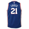 Image of Joel Embiid Philadelphia 76ers Youth Swingman Jersey Royal - Icon Edition 2019