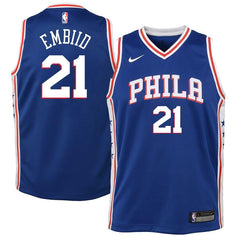 Joel Embiid Philadelphia 76ers Youth Swingman Jersey Royal - Icon Edition 2019