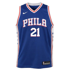 Joel Embiid Philadelphia 76ers Youth Swingman Jersey Royal - Icon Edition 2019