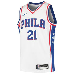 Joel Embiid Philadelphia 76ers Youth Swingman Jersey - White 2019