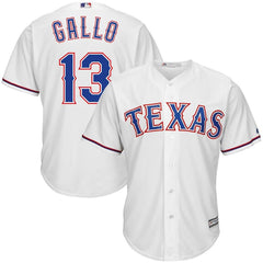 Joey Gallo Texas Rangers Majestic Official Cool Base Player Jersey - White 2019