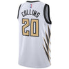Image of John Collins Atlanta Hawks City Edition Swingman Jersey – White 2019