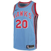 Image of John Collins Atlanta Hawks Hardwood Classics Swingman Jersey – Blue 2019