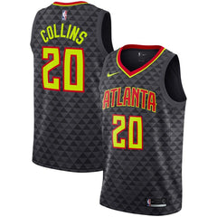 John Collins Atlanta Hawks Replica Swingman Jersey - Icon Edition – Black 2019