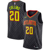 Image of John Collins Atlanta Hawks Replica Swingman Jersey - Icon Edition – Black 2019