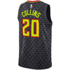 Image of John Collins Atlanta Hawks Replica Swingman Jersey - Icon Edition – Black 2019