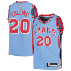 John Collins Atlanta Hawks Youth Hardwood Classics Swingman Jersey – Blue 2019