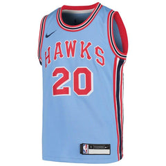 John Collins Atlanta Hawks Youth Hardwood Classics Swingman Jersey – Blue 2019