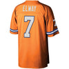 Image of John Elway Denver Broncos Mitchell &amp; Ness 1990 Retired Player Vintage Replica Jersey - Orange 2019