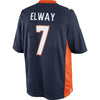 Image of John Elway Denver Broncos Retired Player Limited Jersey - Navy Blue 2019