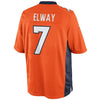 Image of John Elway Denver Broncos Retired Player Limited Jersey - Orange 2019