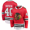 Image of John Hayden Chicago Blackhawks Breakaway Player Jersey – Red 2019