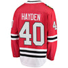 Image of John Hayden Chicago Blackhawks Breakaway Player Jersey – Red 2019