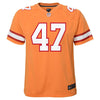 Image of John Lynch Tampa Bay Buccaneers Youth Retired Game Jersey - Orange 2019