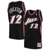 Image of John Stockton Utah Jazz Mitchell &amp; Ness 1998-99 Hardwood Classics Swingman Jersey – Black 2019