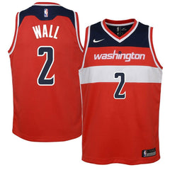 John Wall Washington Wizards Youth Swingman Jersey Red - Icon Edition 2019