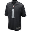 Image of Johnathan Abram Oakland Raiders 2019 NFL Draft First Round Pick Game Jersey – Black 2019