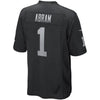 Image of Johnathan Abram Oakland Raiders 2019 NFL Draft First Round Pick Game Jersey – Black 2019