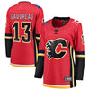 Image of Johnny Gaudreau Calgary Flames Women's Home Breakaway Player Jersey - Red 2019