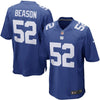 Image of Jon Beason New York Giants Game Jersey - Royal Blue 2019