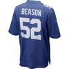 Image of Jon Beason New York Giants Game Jersey - Royal Blue 2019