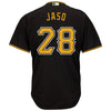 Image of Jon Jaso Pittsburgh Pirates Majestic Alternate Cool Base Player Jersey - Black 2019