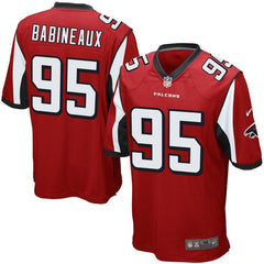 Jonathan Babineaux Atlanta Falcons Youth Team Color Game Jersey - Red 2019