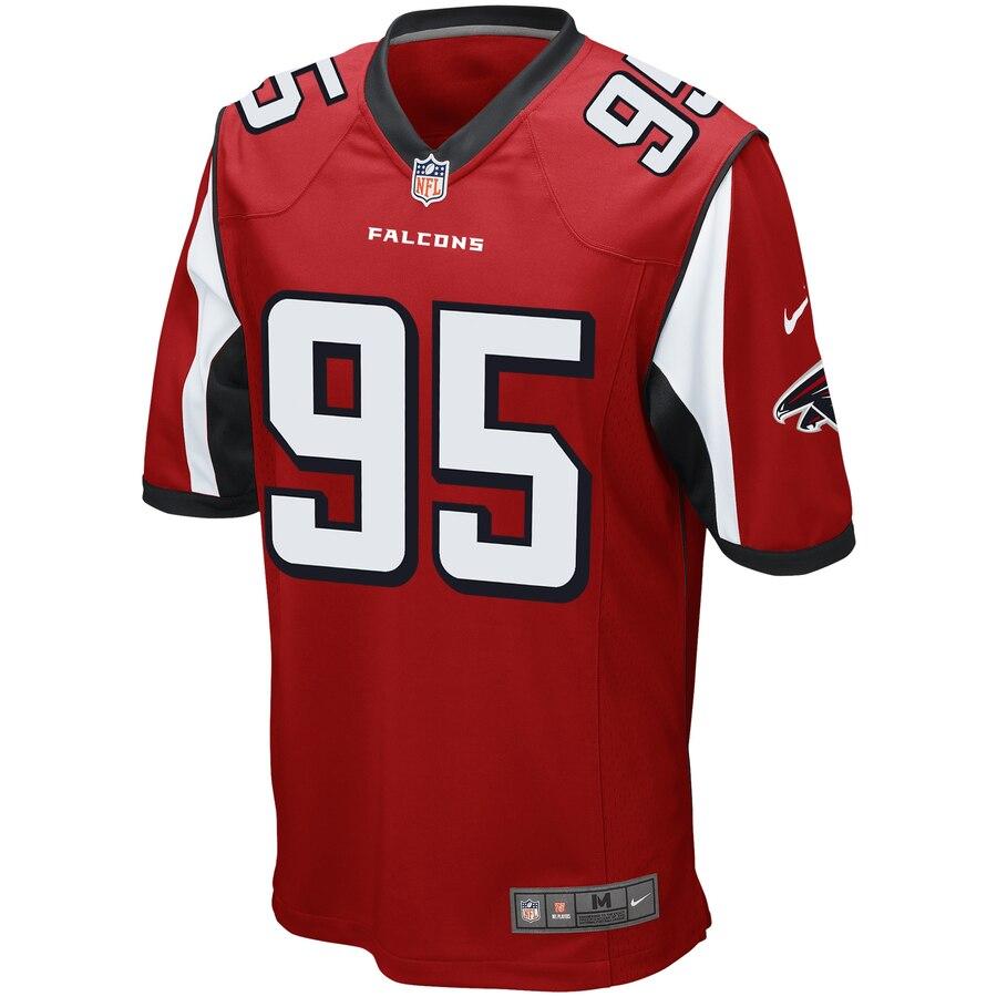 Jonathan Babineaux Atlanta Falcons Youth Team Color Game Jersey - Red 2019