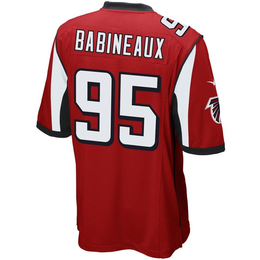 Jonathan Babineaux Atlanta Falcons Youth Team Color Game Jersey - Red 2019