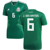 Image of Jonathan dos Santos Mexico National Team Youth Home Replica Jersey - Green 2019