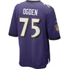 Image of Jonathan Ogden Baltimore Ravens Retired Player Game Jersey - Purple 2019
