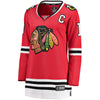 Image of Jonathan Toews Chicago Blackhawks Women's Home Breakaway Player Jersey - Red 2019