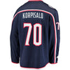 Image of Joonas Korpisalo Columbus Blue Jackets Breakaway Jersey – Navy 2019