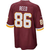 Image of Jordan Reed Washington Redskins Game Jersey - Burgundy 2019