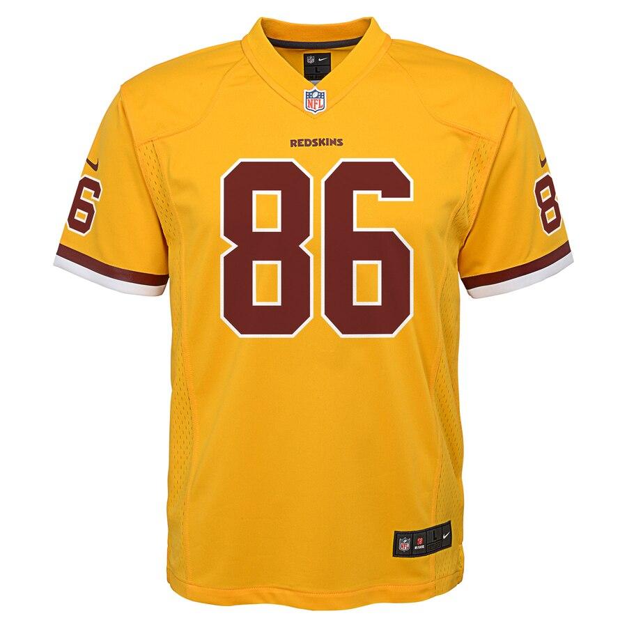 Jordan Reed Washington Redskins Youth Color Rush Game Jersey - Gold 2019