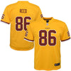 Image of Jordan Reed Washington Redskins Youth Color Rush Game Jersey - Gold 2019