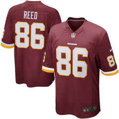 Jordan Reed Washington Redskins Youth Team Color Game Jersey - Burgundy 2019