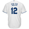 Image of Jorge Soler Kansas City Royals Majestic Cool Base Home Player Jersey - White 2019