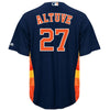 Image of Jose Altuve Houston Astros Majestic Official Cool Base Player Jersey - Navy 2019