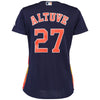 Image of Jose Altuve Houston Astros Majestic Women's Cool Base Player Jersey - Navy 2019
